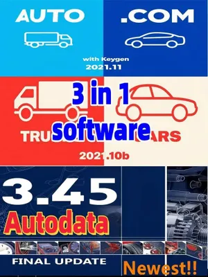 Obrázek produktu pro Diagnostický software, komplexní podpora vozidel, uživatelsky přívětivé rozhraní, 3 v 1 odkaz, odeslání e-mailem