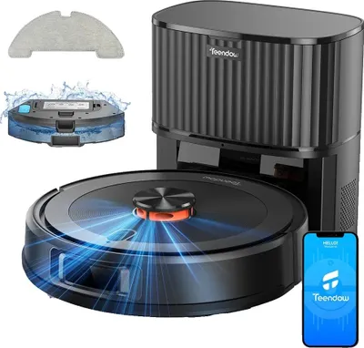 Obrázek produktu pro Robotický vysavač, silný sací výkon, inteligentní navigace, Teendow D10S Max