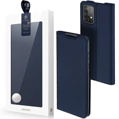 Zdjęcie produktu dla Dux Ducis Skin Pro Kabura Etui Pokrowiec Z Klapką Samsung Galaxy A73 Niebieski