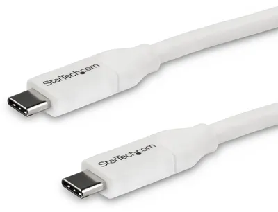 Immagine prodotto di StarTech.com Cavo USB-C a USB-C 5A PD - M/M - Bianco - 4m - USB 2.0 - Conforme USB-IF