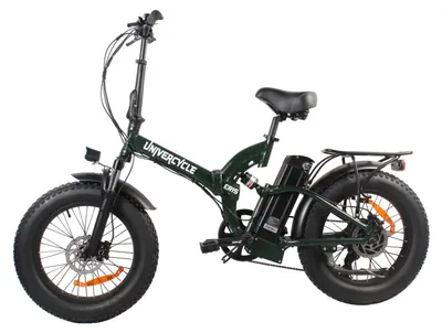 Immagine prodotto di UNIVERCYCLE B4 Bicicletta elettrica - Batteria 48V13Ah 20" Pneumatici Freno a disco idraulico - Verde