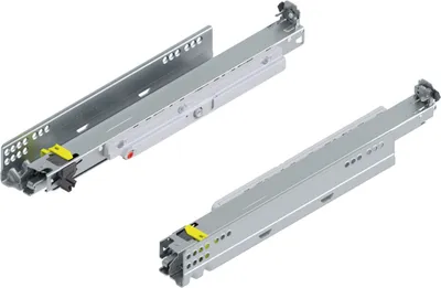 Immagine prodotto di Blum Movento Tip On Blum Cassetto estraibile 400 NL, cassetto estraibile con portata fino a 40 kg, guida inferiore 760H4000T