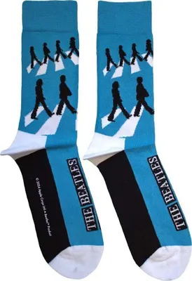 Produktbild von THE BEATLES Socken - Abbey Road Blau