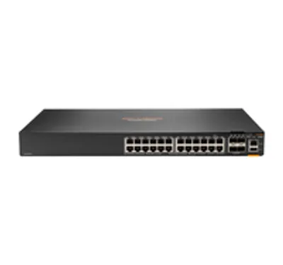 Obrázek produktu pro HPE Aruba Networking CX 6200F 24G 4SFP+ Switch, Řízený, L3, Gigabit Ethernet (10/100/1000), Instalace do racku, 1U