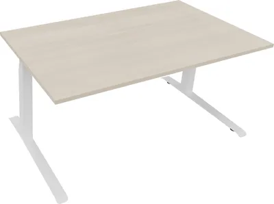 Produktbild von Sitz-/Stehtisch Kufe Doppels. Quad. B1600xT900xH645-1275 ws/Akazie