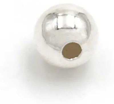 Produktbild von Vintageparts Perle 925 Silber Glänzend 6 mm, 1 Stück