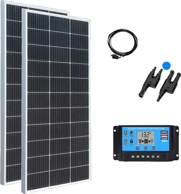 Zdjęcie produktu dla Sztywne panele słoneczne, opcje 150W, 160W, 300W, 320W, zestaw 300W 2 sztuki 150W