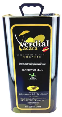Produktbild von El Lácara -  Olivenöl extra vergine Verdial de Badajoz 5L - spanisches natives Olivenöl kaltgepresst