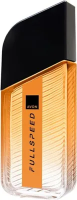 A product shot of a bottle of AVON Full Speed Eau de Toilette.