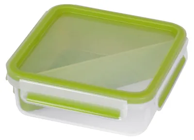 Produktbild von EMSA CLIP & GO Sandwichbox 0,85 L, 0,85 l, Transparent, Polypropylen (PP), Thermoplastisches Elastomer (TPE), Deutschland, 163 mm, 163 mm