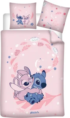Produktbild von Disney Lilo und Stitch Soaring Bettwäschebezug 140×200cm, 65×65 cm