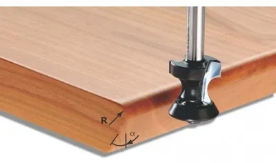 Produktbild von FESTOOL Abrund-/Fasefräser HW Schaft 8 mm HW S8 D24/R6/30° Nr.:491135