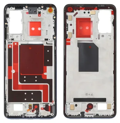 Immagine prodotto di Telaio dell'alloggiamento Telaio centrale compatibile per OnePlus 9 Copertura dell'alloggiamento anteriore viola