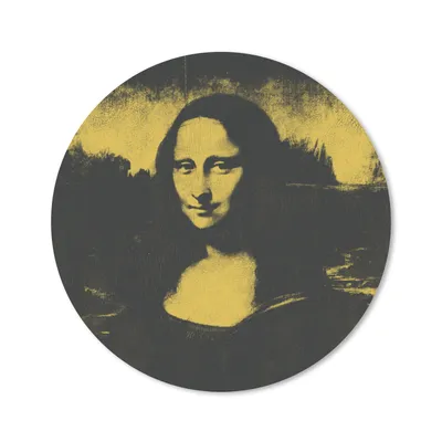 Produktbild von MuchoWow® Mauspad Mousepad Mona Lisa - Leonardo da Vinci - Kunst 40x40 cm - Mousepads - Maus Mat - Pad - Mausunterlage - Schreibtisch Accessoires