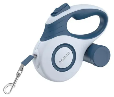 Produktbild von Rojeco A12 5M automatische Roll-Hundeleine (blau)
