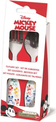 Produktbild von Kinderbesteck MICKEY MOUSE (Gabel und Löffel), 60128