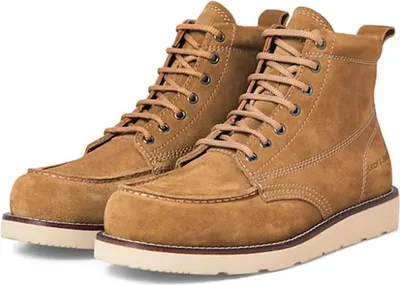 Produktbild von Jack & Jones 12277561_502_44, Stiefel, Braun, Mustard Gold, Rundzeh, Schnürverschluss, Gummi