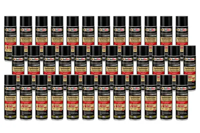 Produktbild von Isolbau Sprühkleber - 36 x 500 ml Extra starker Kleber für Heimwerk & Industrie - Klebe-Spray für Schaumstoff, Holz, Stoff, Leder, Filz uvm