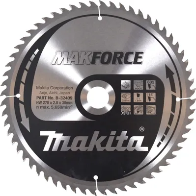 Image de Makita lame de scie MAKFORCE lame de scie circulaire 270x30x60Z pour scie circulaire B-32409