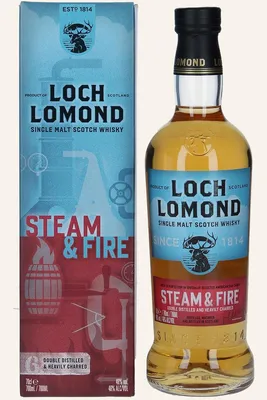 Produktbild von Loch Lomond Steam & Fire - Double Distilled & Heavily Charred - Single Malt Scotch Whisky