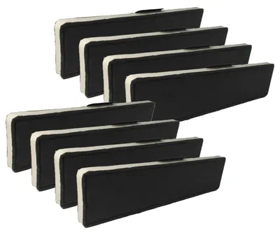 Produktbild von vhbw 8x Aktivkohlefilter Ersatz für Miele 9438930, 9720600, 9162160, DKF 18, 4002515063743, 4002515380024 für Dunstabzugshaube - 43 x 10 x 2 cm