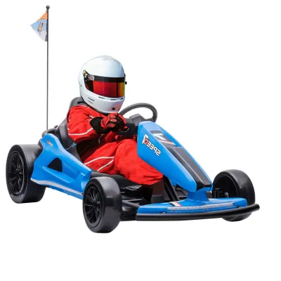Image de Go-Kart Pédale Go-Kart 12V Véhicule pour enfants 3-5km/h Structure de voiture de sport