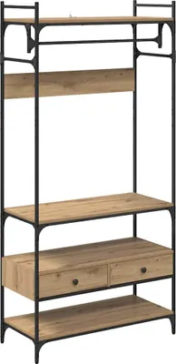 Produktbild von vidaXL Kleiderschrank Artisan-Eiche 89 x 39 x 184.5 cm Holzwerkstoff