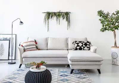 Produktbild von MIUFORM Charming Charlie - Ecksofa mit Bettfunktion und Bettkasten L-FORM RECHTS - 228x150cm - Beige - Sofa Schlafsofa Couch