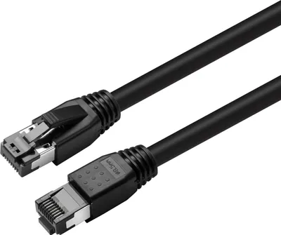Zdjęcie produktu dla Microconnect MC-SFTP80025S, 0,25 m, Cat8.1, S/FTP (S-STP), RJ-45, RJ-45, Czarny