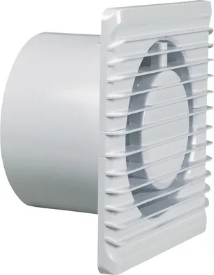 Produktbild von Wohnraumventilator easyPART 1000030577-000 Ventilator Wandeinbaulüfter Lüfter 100erR weiß mit Feuchtigkeitssensor für Wand Bad Toilette