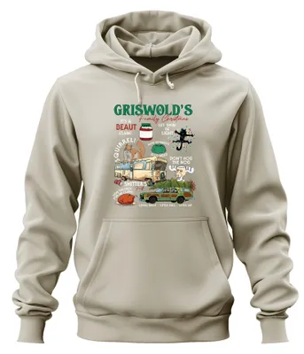 Obrázok produktu pre Griswolds Family Christmas Beautiful Christmas Quotes - Christmas Xmas Uni mikina s kapucňou, Nature, M