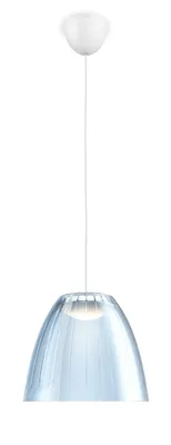 Produktbild von Philips myLiving Pendelleuchte 409043516, Flexible Halterung, Blau, Blau, Synthetik, Synthetik, Schlafzimmer, Wohnzimmer