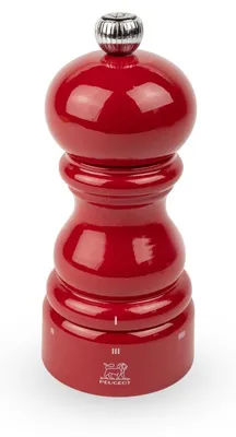 Immagine prodotto di Peugeot Saveurs Peugeot Paris u'Select, macina pepe, rosso, legno, acciaio inossidabile, 120 mm, Francia
