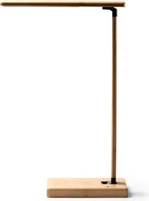 Image de Lampe de table en bambou avec chargeur sans fil