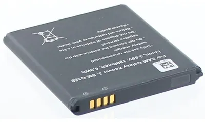 Produktbild von Akku für Samsung Galaxy XCover 3 Li-Ion 3,85 Volt 1800 mAh schwarz.