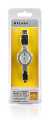 Zdjęcie produktu dla Belkin USB 2.0 A/Mini USB B, 1.8m, 1,8 m, USB A, Mini-USB B, USB 2.0, Czarny