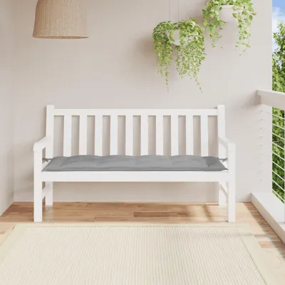Obrázok produktu pre vidaXL Záhradná lavička Grey 150x50x7 cm Oxford Fabric