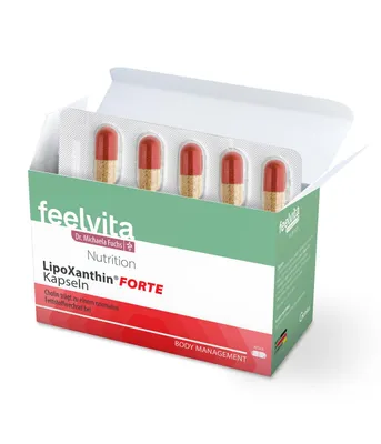 Produktbild von Feelvita Nutrition LipoXanthin Forte Kapseln 3-Monatsvorrat (90 Kapseln)