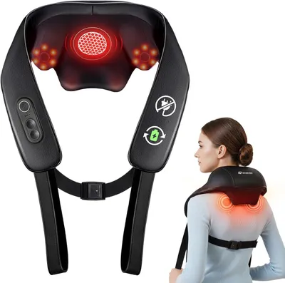 Image de Appareil de massage pour le dos et la nuque, idéal pour une relaxation profonde