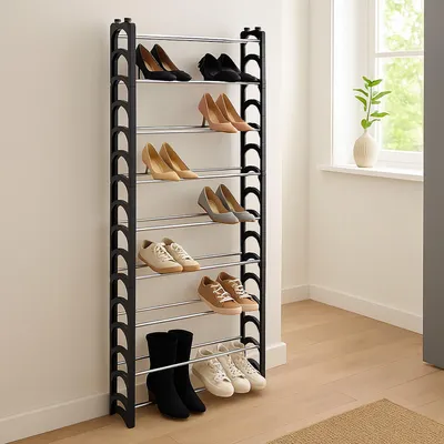 Produktbild von Schuhregal für bis zu 30 Paar Schuhe platzsparend und stabil
