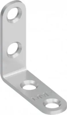 Produktbild von 4x Stuhlwinkel 40x40x13mm galvanisch verzinkt mit versenkten Schraublöchern