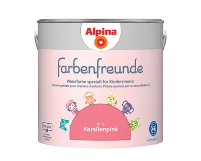 Produktbild von Alpina Farbenfreunde Nr. 16 Korallenpink 2,5 Liter matt