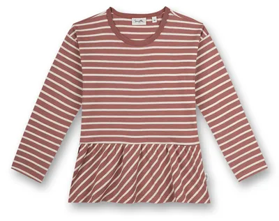 Produktbild von Sanetta Pure Mädchen-Langarmshirt rosa Ringel 68