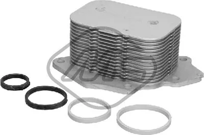 Produktbild von Metalcaucho 05740 Ölkühler Motoröl für FORD Fiesta Mk6 Schrägheck (JA8, JR8) FOCUS III Turnier Kuga Mk2 (DM2) MONDEO IV Turnier (BA7) für MINI