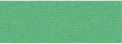 Produktbild von Prägekarton Elegance 220g/qm 23x32cm VE=5 Blatt Idylle tropicgrün