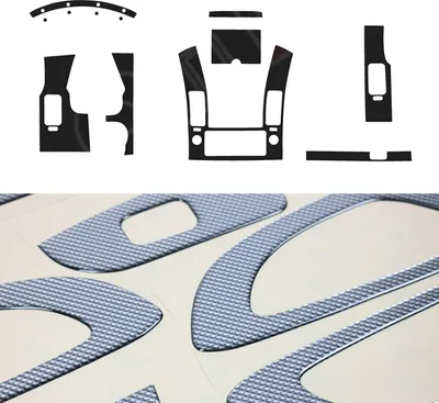 Produktbild von Innenraum Dekor Cockpit für Nissan Navara D40 2008-2015 Carbon Optik 17tlg