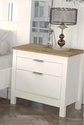 Image de Chambre à coucher Table de chevet Console Table de chevet à tiroirs
