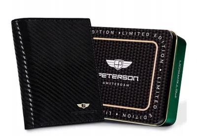 Obrázek produktu pro Peterson Pánská kožená peněženka Tijanw černá One size