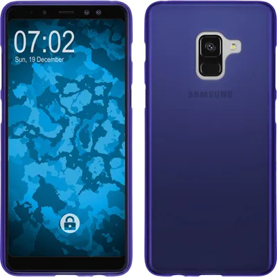 Produktbild von PhoneNatic Case kompatibel mit MASTERARTIKEL  - lila Silikon Hülle matt Cover