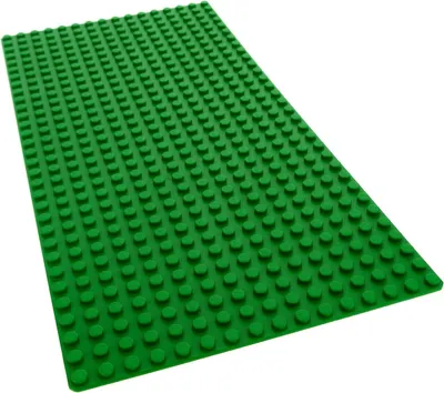 Obrázok produktu pre 1x stavebnica Lego 16x32 zelená plochá doska s trávnikom 274828 2748 3857
